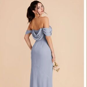 Birds gray- dusty blue M